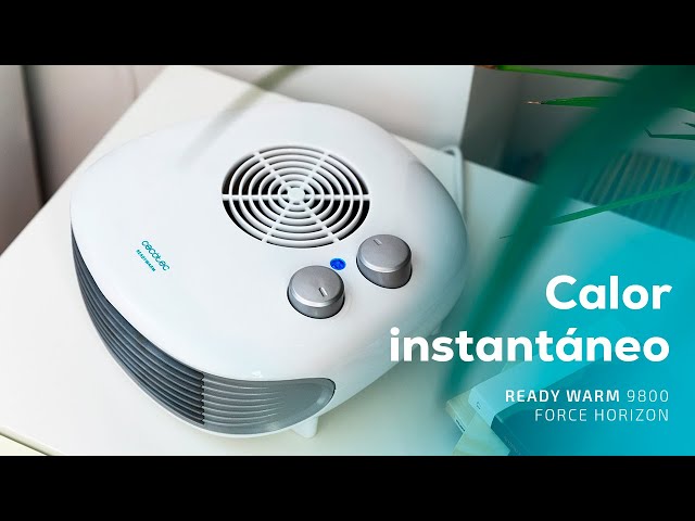 Termoventilatore Cecotec ReadyWarm 9800 Force Horizon 2000W Silenzioso Thermostato video