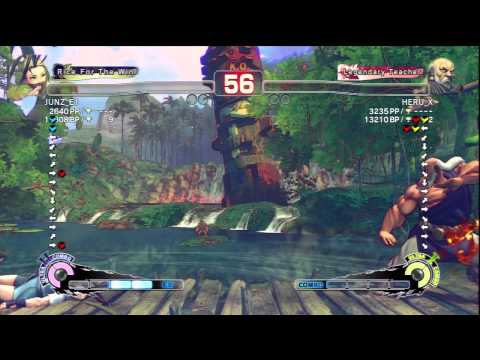 JUNZ_E1 (Ibuki) Vs HERU_X (Gouken) SSF4 AE Ranked Matches - PSN