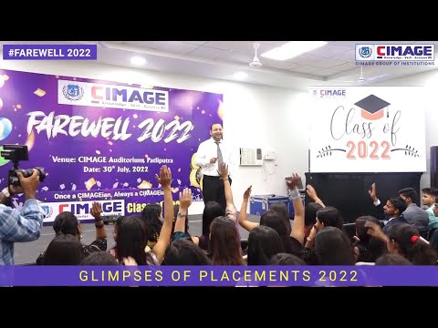 Glimpse of Placements at Farewell Party | CIMAGE Group of Institutions