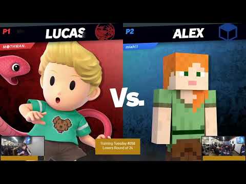 MothMan (Lucas) vs danni zura ! (Steve) | Training Tuesday 3/1/2022 Losers Round of 24