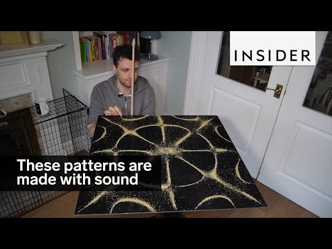 Intricate Patterns Created With Sound