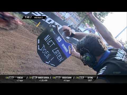 Geerts vs Renaux | MX2 Race 2 | MXGP of France 2021 #Motocross