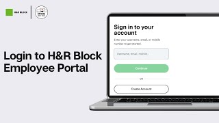 How to Login to H&R Block Employee Portal (Full Guide)
