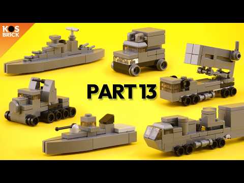 Lego Military Mini Vehicles - Part 13 (Tutorial)