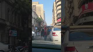 driving through downtown cairo