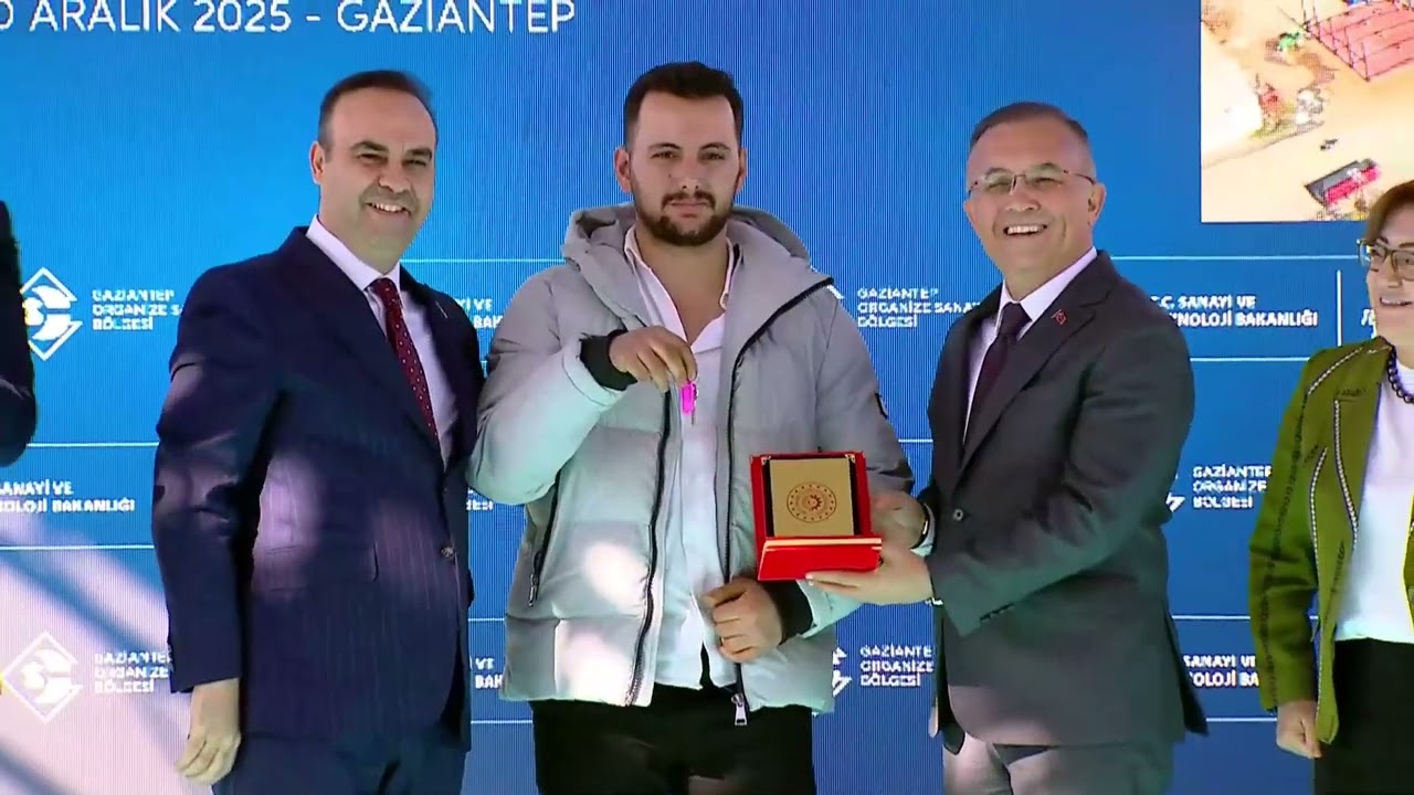 Gaziantep OSB İsale Hattı Açılışı ve İslahiye Sanayi Sitesi Anahtar Teslim Töreni