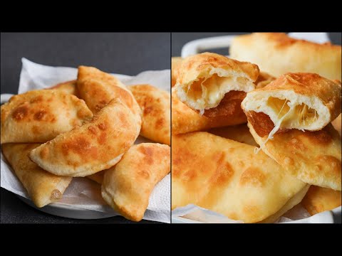 Eggless Cheese Pie Recipe | Cheese Half Moon Pie | Without Oven | Cheesy Snacks Recipe | N'Oven