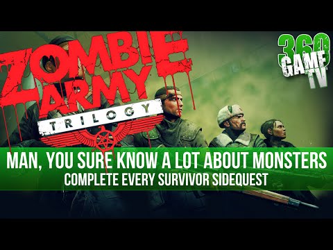Zombie Army Trilogy - All Survivor Sidequest Locations - Man, you sure know a lot about monsters