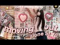 MOVING OUT Alone At 18 My FIRST Apartment Packing Up My Life Organizing Moving Diaries EP 1