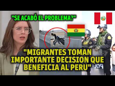 MIGRANTES ACABAN DE TOMAR UNA DRÁSTICA DECISIÓN QUE POR EL MOMENTO BENEFICIA A PERÚ