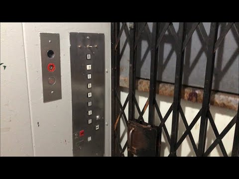 (MONTGOMERY BUTTONS?!) TERRIBLE ECA Gated Traction Elevator @ Emerald Tower - Chicago, IL.