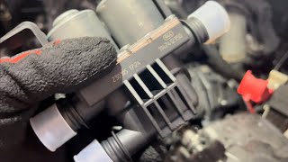 2008 BMW X5 4.8i E70 N62 - Replacing the Heater Control Valve - Fixing Hot & Cold Air Coming Out
