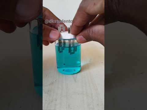Electroplating of copper | Diy Electroplating #shorts #science #ytshorts #diy