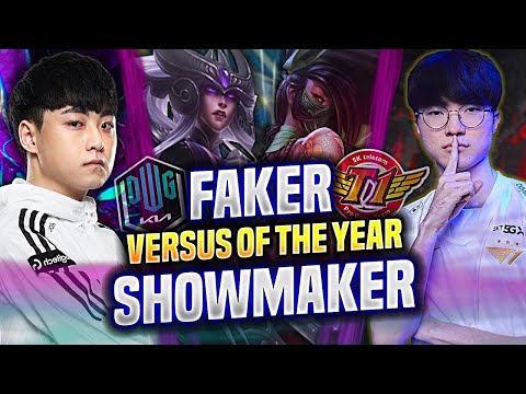 T1 FAKER VS DWG KIA SHOWMAKER 💥MATCH OF THE YEAR💥 League Of Legends Faker Akali vs Showmaker Syndra!