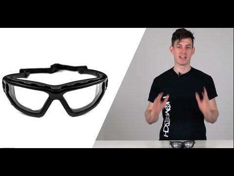 Antifog safety glasses