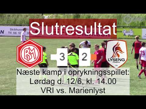 DS2021 Boldklubben Marienlyst vs. Lyseng: 3-2