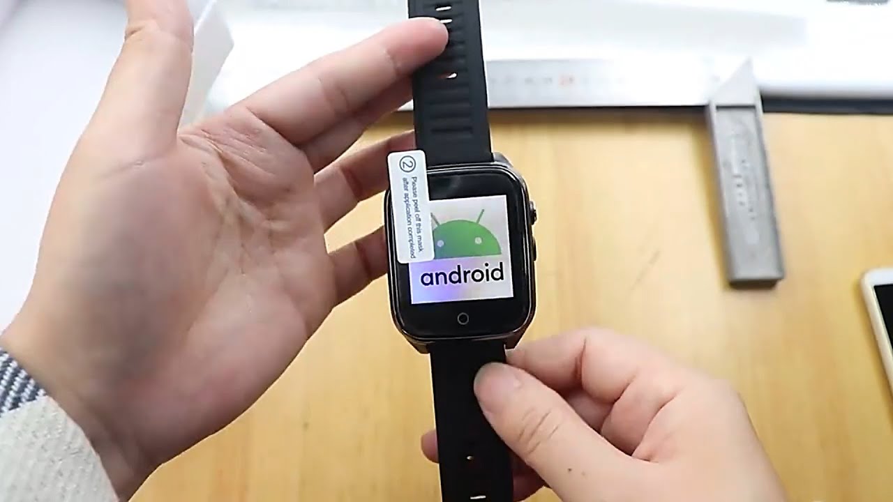 X99 Smartwatch Android 9.1 CPU SC9832 900mAh Dual HD Cameras Real Google Play Store Notification Bar