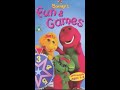 Opening Closing To Barney S Fun And Games UK VHS 1998 Version 2