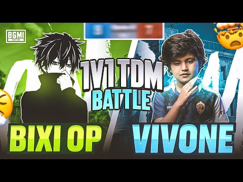 1v1 TDM Battle Bixi OP Vs Vivone @vivonegamer | 8 Years old GODLike Player | BGMI Highlights