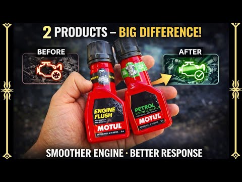 Let's Review Motul Engine Flush and Motul Petrol System Clean Plus | Is this really worth ? #motul 