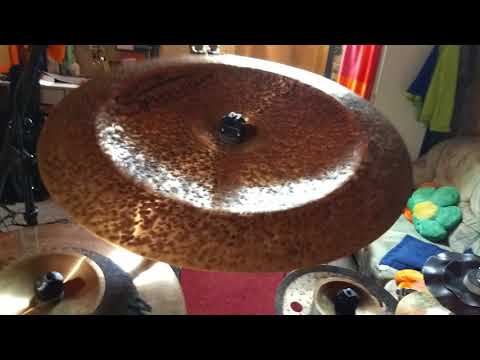 SOLD Samsun Spark Raw Medium China 20 inch by Mustafa Diril like Meinl Byzance Extra Dry China
