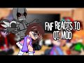 FNF Reacts to QT Mod | Gacha Reaction Video