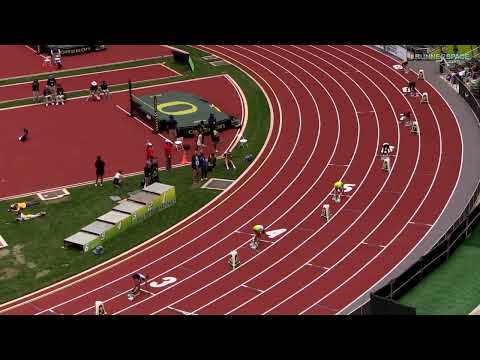Nike Outdoor Nationals Freshman Girls 400m dash- Heat 2 Sydney Glee lane 4