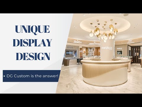 Still looking for a unique display design? DG customization is the answer!
