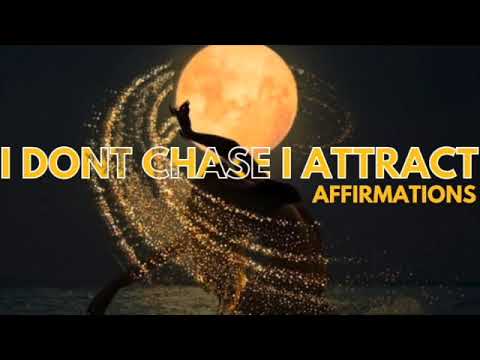 Don't chase anything, attract everything | Affirmations | Who you adore, adores you more ❤️