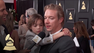 Diplo | Red Carpet | 59th GRAMMYs