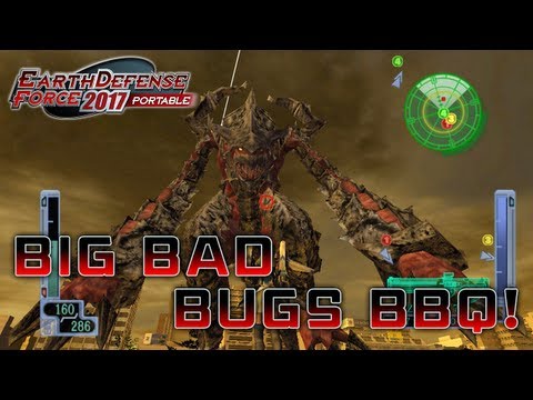 Earth Defense Force 2017 Portable - PS Vita - Big Bad Bugs BBQ!