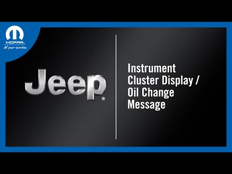 Instrument Cluster Display / Change Oil Message | How To | 2022 Jeep Compass