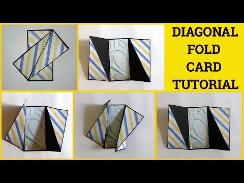 Diagonal Fold Card Tutorial By Sangitaa Rawat | Anniversary Special | Easy Tutorial | New Design Video