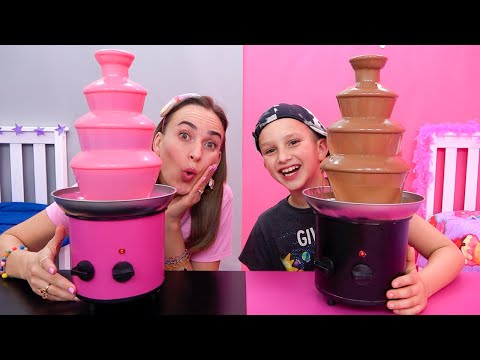 Vlad y Niki y desafío rosa vs negro para amigos