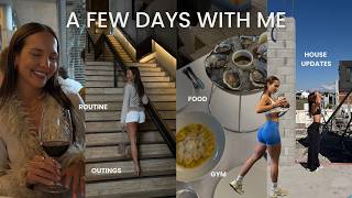 A FEW DAYS WITH ME | House build updates, gym, life as someone with 2 businesses, girl time 🩷🌸
