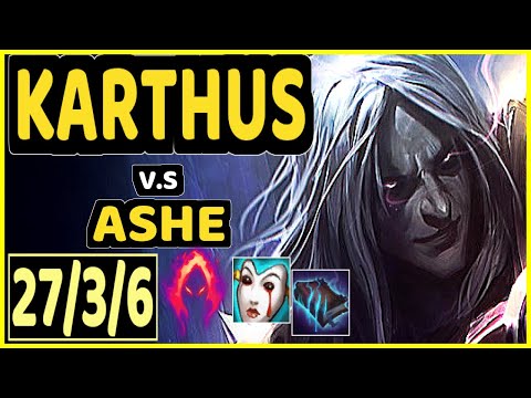 INNAXE (KARTHUS) vs ASHE - 27/3/6 KDA BOTTOM ADC CHALLENGER GAMEPLAY - EUW