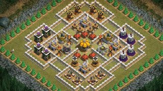 How to Attack &quot;PICK YOUR POISON&quot; with TH10,TH11,TH12,TH13||Clash of Clans||Goblin Maps||RedCom