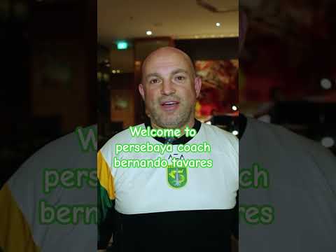 welcome to persebaya surabaya coach tavares #persebaya #bonek #bonita