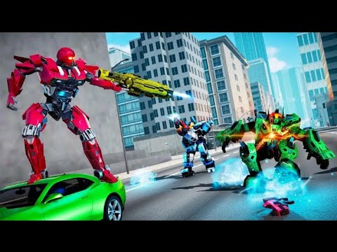 Helicopter Transform War Robot Hero  : Tank Shooting  | Android Gameplay | [HD] 4x4
