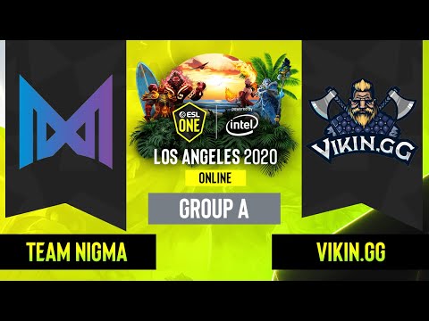 Dota2 - Team Nigma vs. Vikin.gg - Game 1 - Group A - EU/CIS - ESL One Los Angeles