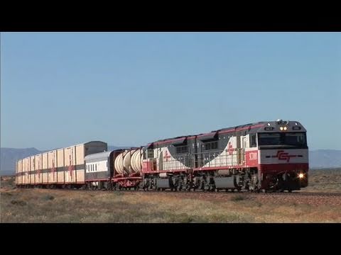 SCT freight train at Yorkeys Crossing.  Sun 03/05/09