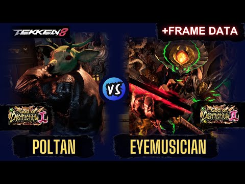 POLTAN (King) vs EYEMUSICIAN (Yoshimitsu) - Tekken 8 Ranked PRO Gameplay + FRAME DATA