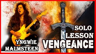 Vengeance - solo lesson with tabs ( Yngwie Malmsteen )