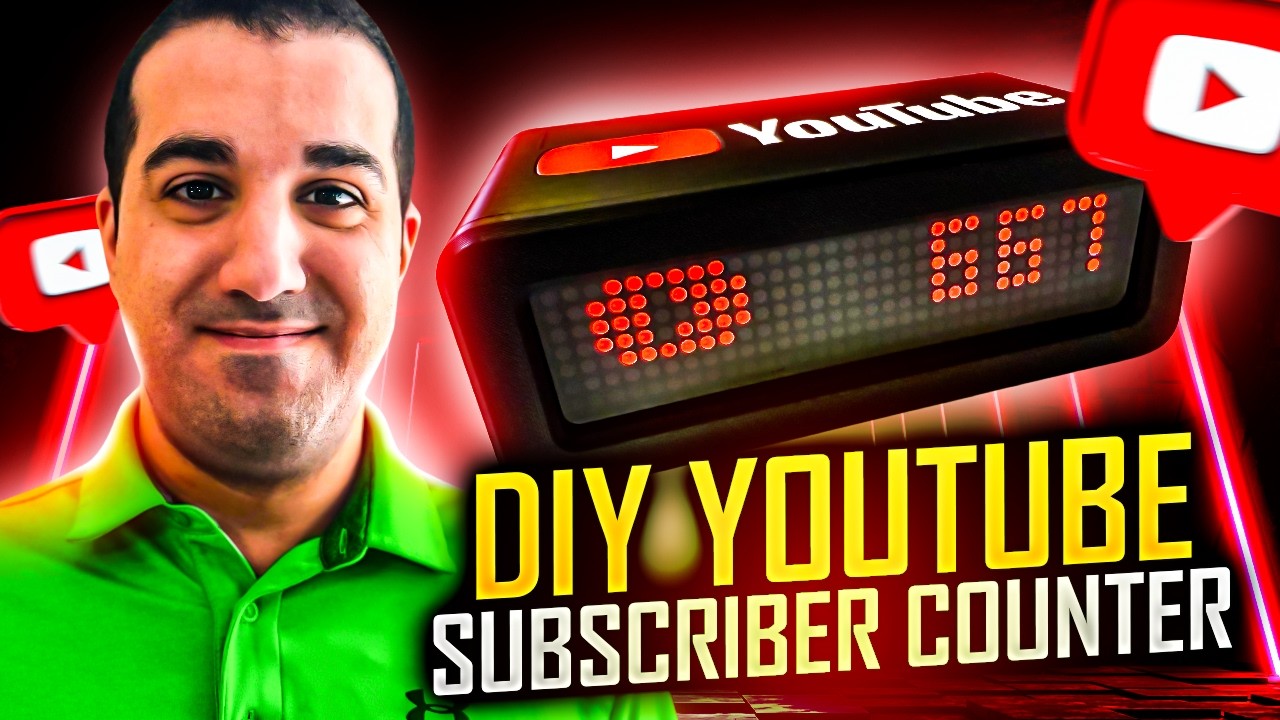 YouTube Subscriber Counter DIY Project