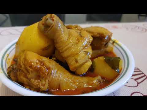 Curry chicken that you will drink the broth non-stop...