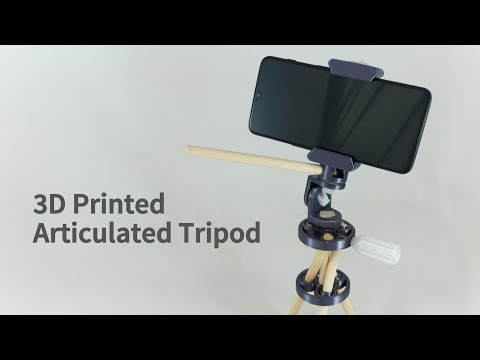 placere periode omhyggelig 3D Printed Articulated Tripod : 9 Steps (with Pictures) - Instructables