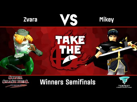 Zvara (Sheik) vs Mikey (Marth) - Winners Semifinals - Take The L #40