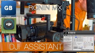 DJI Assistant - Ronin Mx Einstellungen