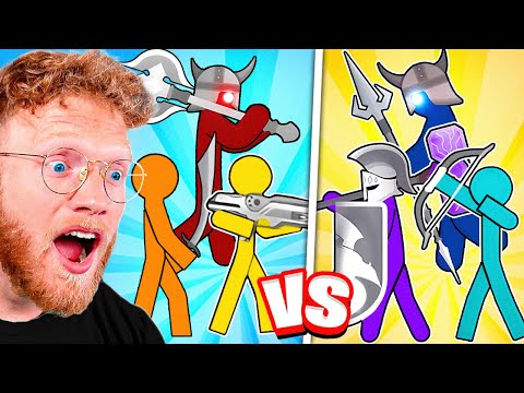 3v3 Color STICK ARMY Battle!