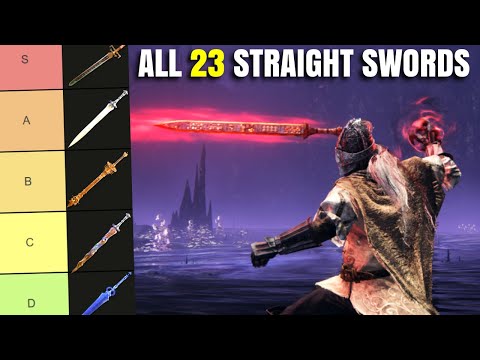 Best Elden Ring Straight Sword? All 23 Straight Swords Ranked! Weapon Tier List Patch 1.16